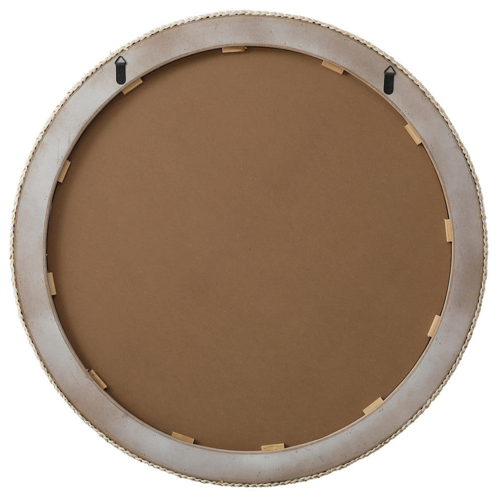 Elegant Lighting MR4B42 Marlowe 42" Diameter Circular Flat Medium - Linen White