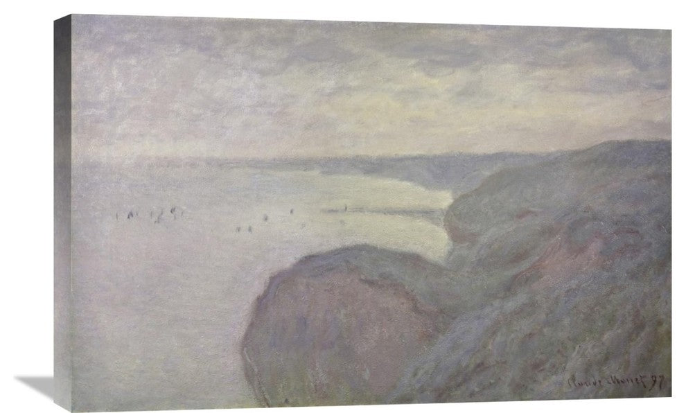 "Shores" Stretched Canvas Giclee by Claude Monet, 30"x19"
