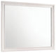 Coaster Furniture Miranda Mirror With Wood Frame, White