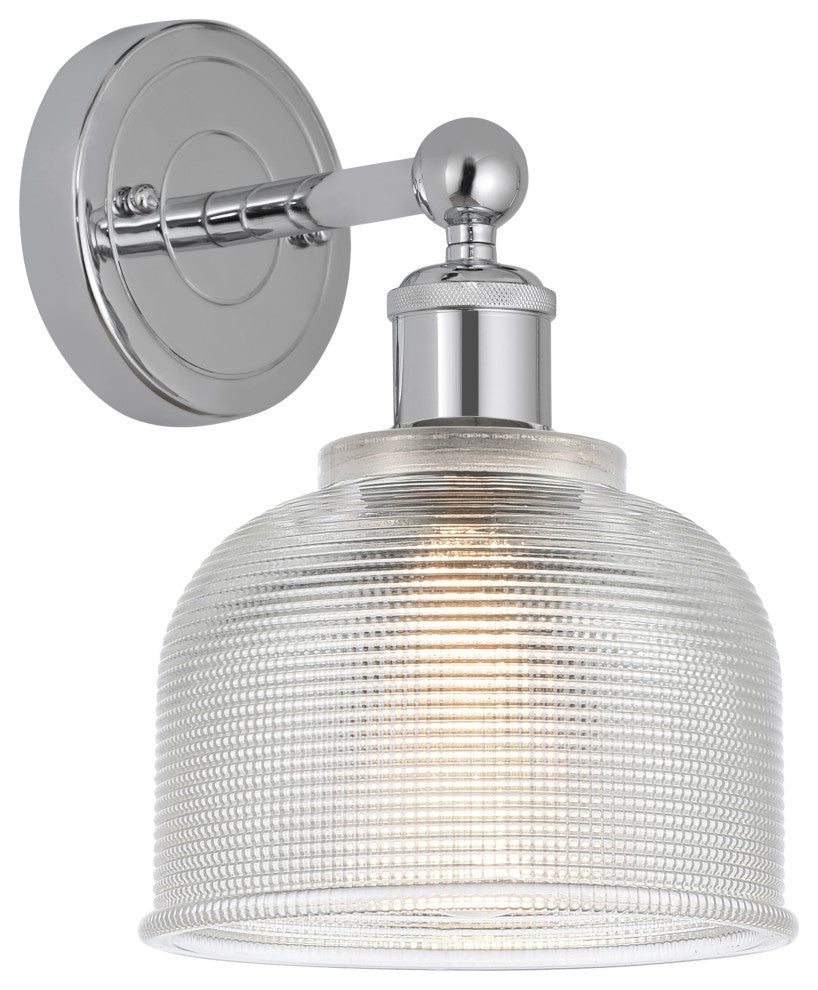 Innovations 616-1W-PC-G412 Dayton 1 Light 5.5" Sconce, Polished Chrome
