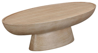 Eclipse Textured Faux Travertine Indoor/Outdoor Table, Travertine, Coffee Table