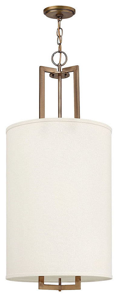 Hinkley Hampton Large Drum Pendant, Brushed Bronze
