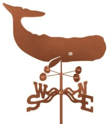 Whale Weathervane With Post Mount