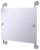 Prestige Skyline Landscape Frameless Rail Mounted Mirror, Polished Chrome