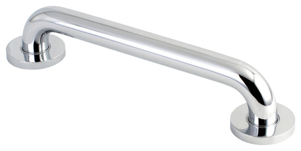 Kingston Brass 12" Decorative ADA Grab Bar, Polished Chrome