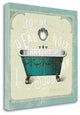 "Parisian Bath IV" By Sue Schlabach, Giclee Print on Gallery Wrap Canvas