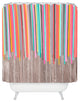 Deny Designs Iveta Abolina Stripe Happy Shower Curtain