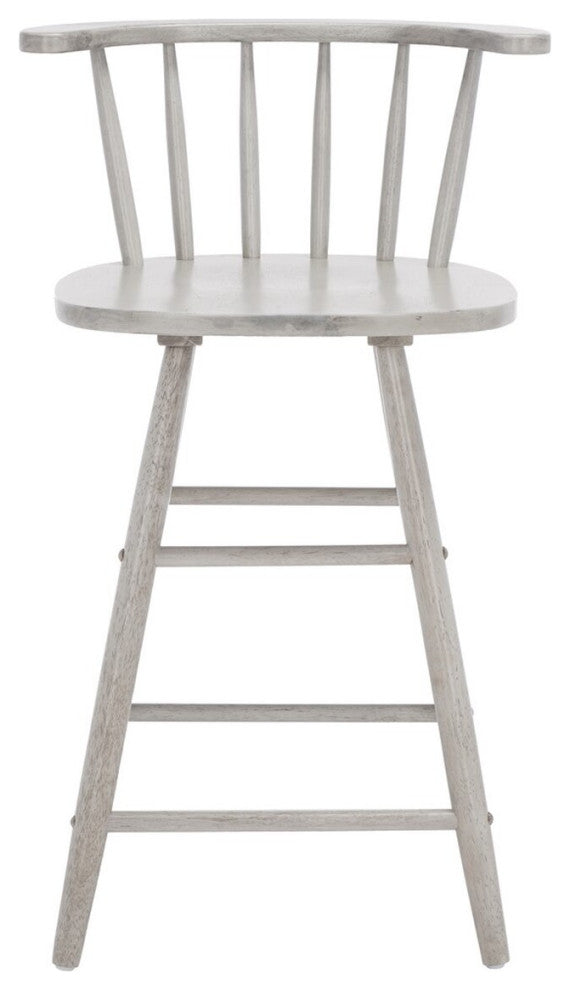 Safavieh Jay Wood Counter Stool, Grey