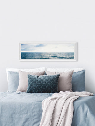 "Dive Into the Ocean" Framed Painting Print, 30x10