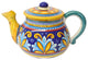 Deruta Ceramiche Sberna Antico Geometrico Teapot