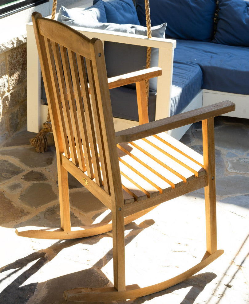 Monterey Teak Outdoor Rocker