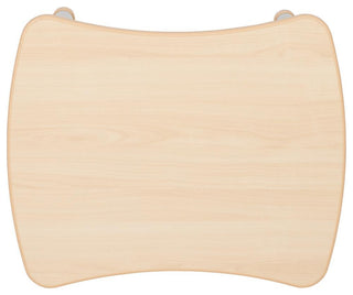 21.875"x26.625" Adjustable Rectangular Plastic Table Set, Natural