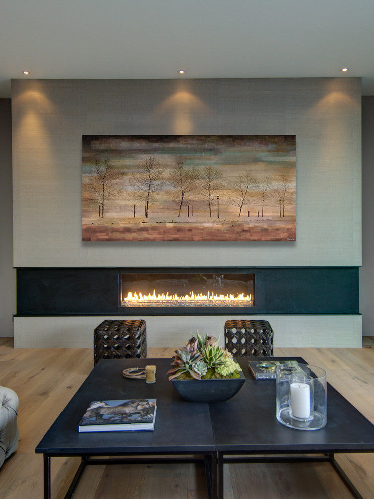 "The Woods" Fine Art Canvas Print, 24"x12"