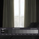 Extra Wide Blackout Velvet Curtain Single Panel, Cool Beige, 100"x96"