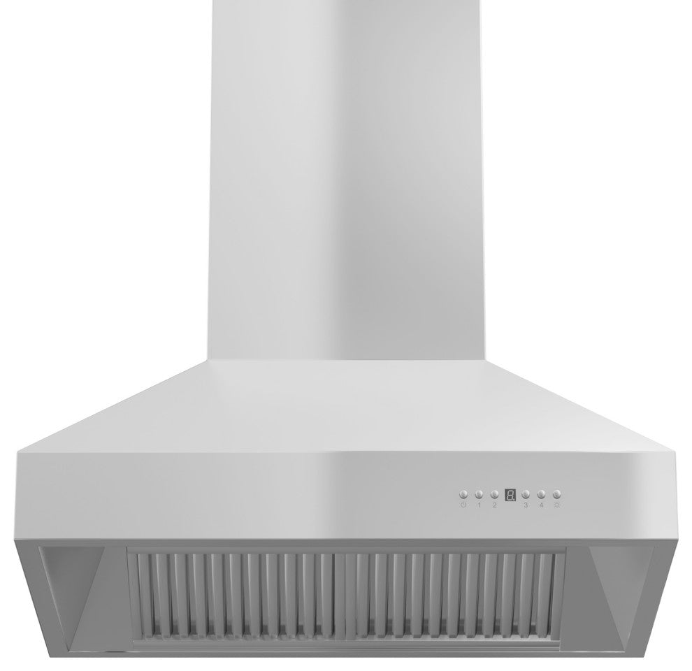 ZLINE 36 in. Outdoor Island Mount Range Hood, Stainless Steel, 697i-304-36