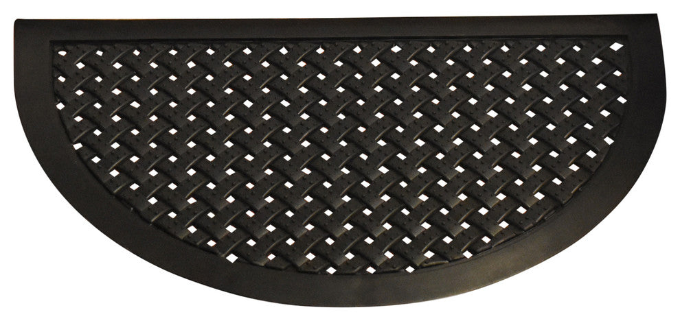Hampton Weave Rubber Doormat, 20"x36"