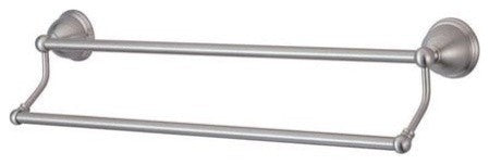 Kingston Brass 24" Dual Towel Bar, Brushed Nickel