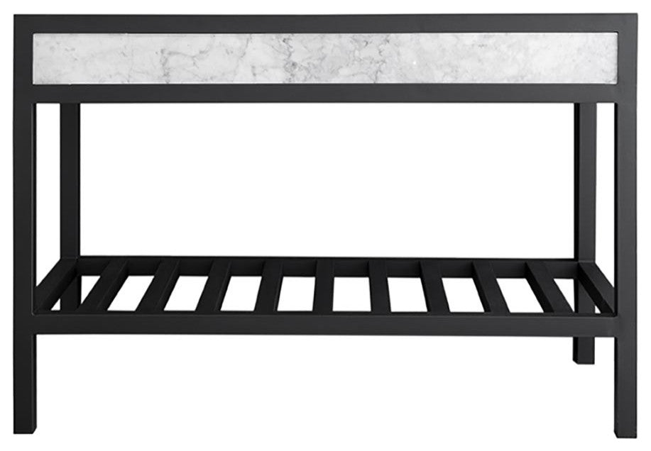 Cuzco Vanity Base, Carrara Marble, 48"