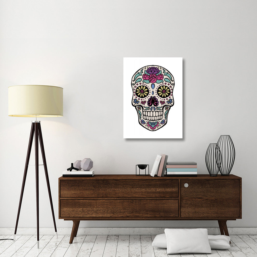 "Sugar Skull III" Digital Paper Print by Janelle Penner, 28"x38"