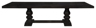 Phelps 7-piece Rectangular Dining Table Set Distressed Noir