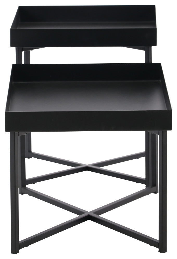 Metal Coffee Tables, 2-Piece Set