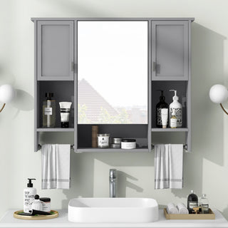 Gewnee Modern Wall Mounted Bathroom Storage Cabinet