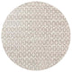 Ahgly Company Indoor Round Mid-Century Modern Area Rugs, 3' Round