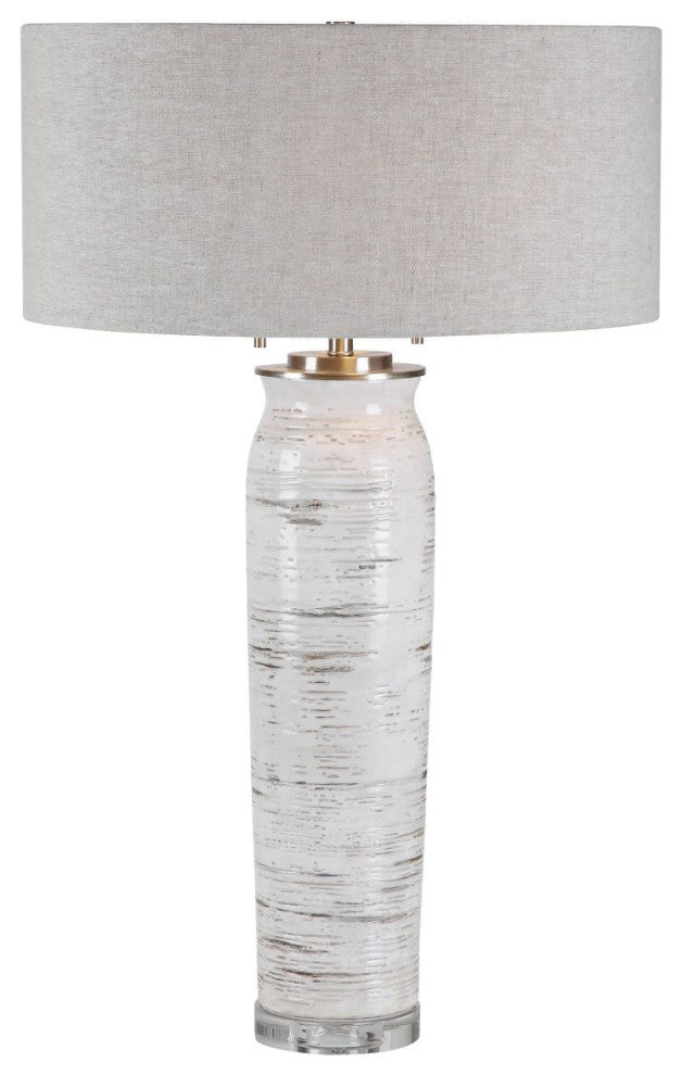 Uttermost Lenta White Table Lamp
