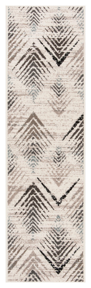 Safavieh Amsterdam Ams110A Geometric Rug, Cream/Beige, 2'3"x8'0" Runner
