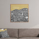 Deny Designs Bird Ave University of Colorado Yellow Framed Wall Art