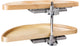 35" Half-Moon Lazy Susan Set with Wood Trays