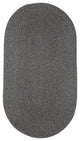 Capel Manteo Smoke 0050_350 Braided Rugs - 9'' 2" X 13'' 2" Oval