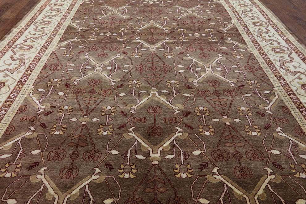 9'x12' Hand Knotted Oriental Peshawar Rug, P2582