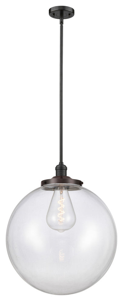 Beacon Pendant, Oil Rubbed Bronze, Clear
