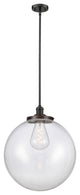 Beacon Pendant, Oil Rubbed Bronze, Clear