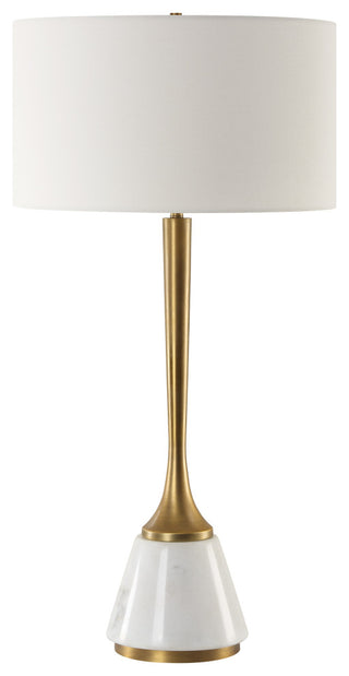 Uttermost Avola White Marble Table Lamp
