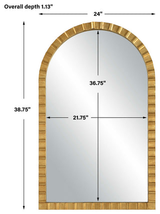 Uttermost Dandridge Gold Arch Mirror