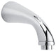 Rohl Country Bath C1703APC Wall Mount Tub Spout, Polished Chrome, 7"