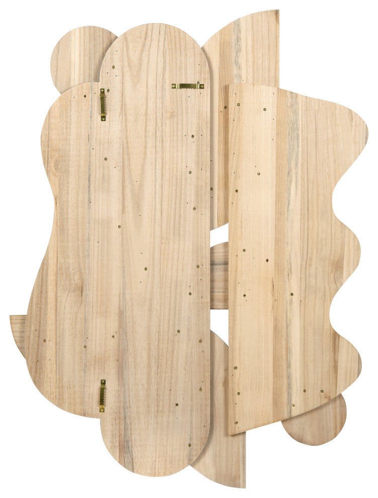 Sands Serenade I and II Hand Made Solid Wood Abstracts