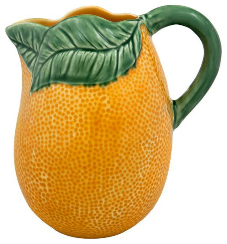 Bordallo Pinheiro Orange Pitcher