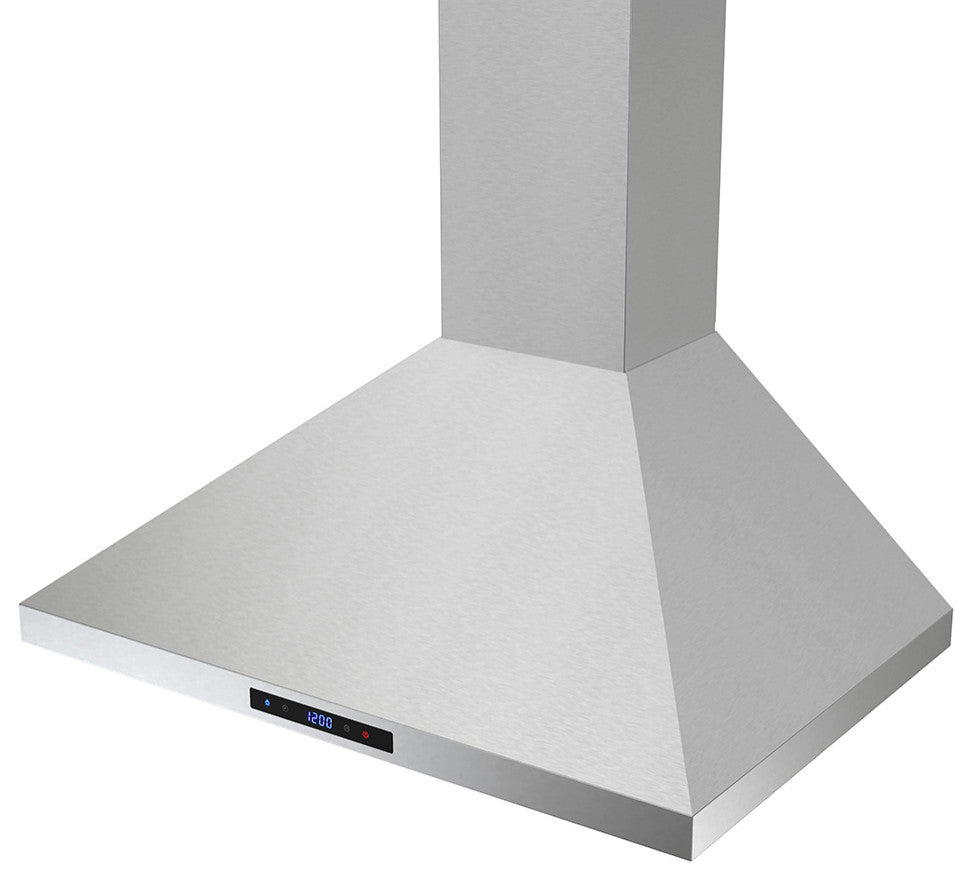Streamline 30" Francesco Ducted Wall Mount Range Hood, Stainless Steel