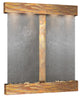 Cottonwood Falls Water Fountain, Black Featherstone, Rustic Copper, Square