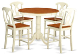 5 Pc Counter Height Pub Set - Table And 4 Counter Height Stool