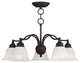 Essex Convertible Chandelier, Bronze