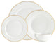 Pique Gold 18 Piece Dinnerware Set
