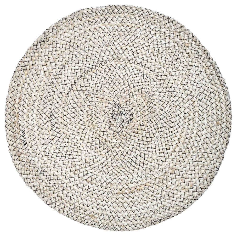Melia Jute Table Sets, White Placemat