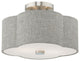 Livex Lighting Brushed Nickel 2-Light Ceiling Mount