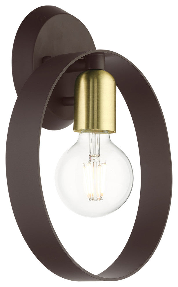Bronze Industrial, Modern, Nostalgic, Rustic, Loft Single Sconce
