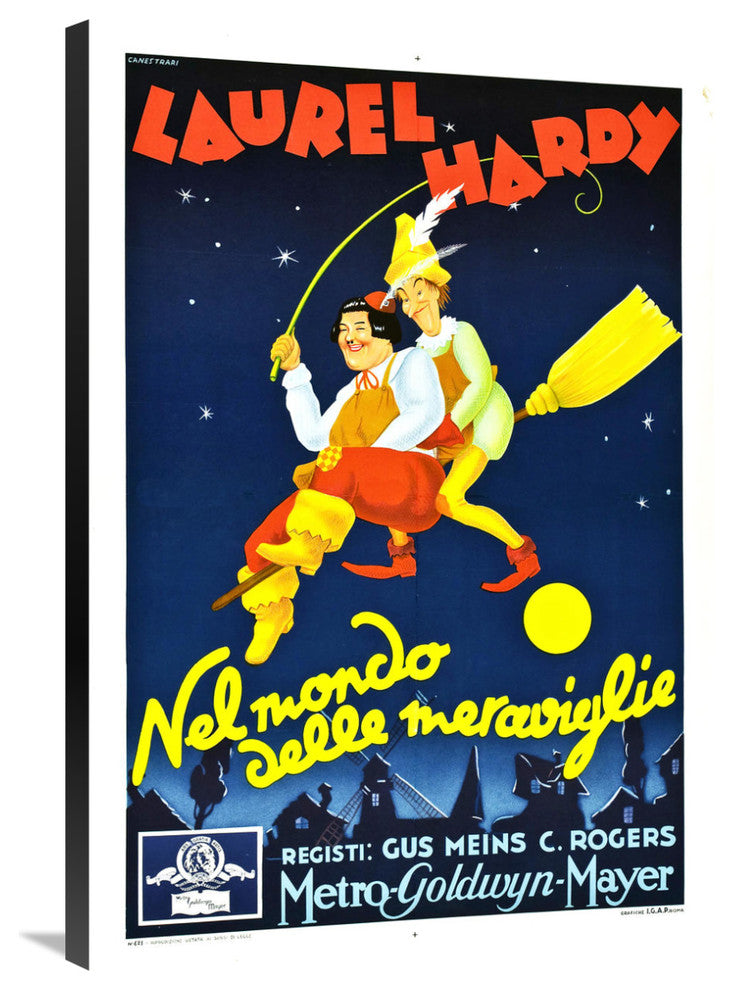 Laurel and Hardy, Italian, Babes In Toyland, 1934, 25x36