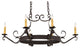 38L Handforged 6 LT Oval Chandelier